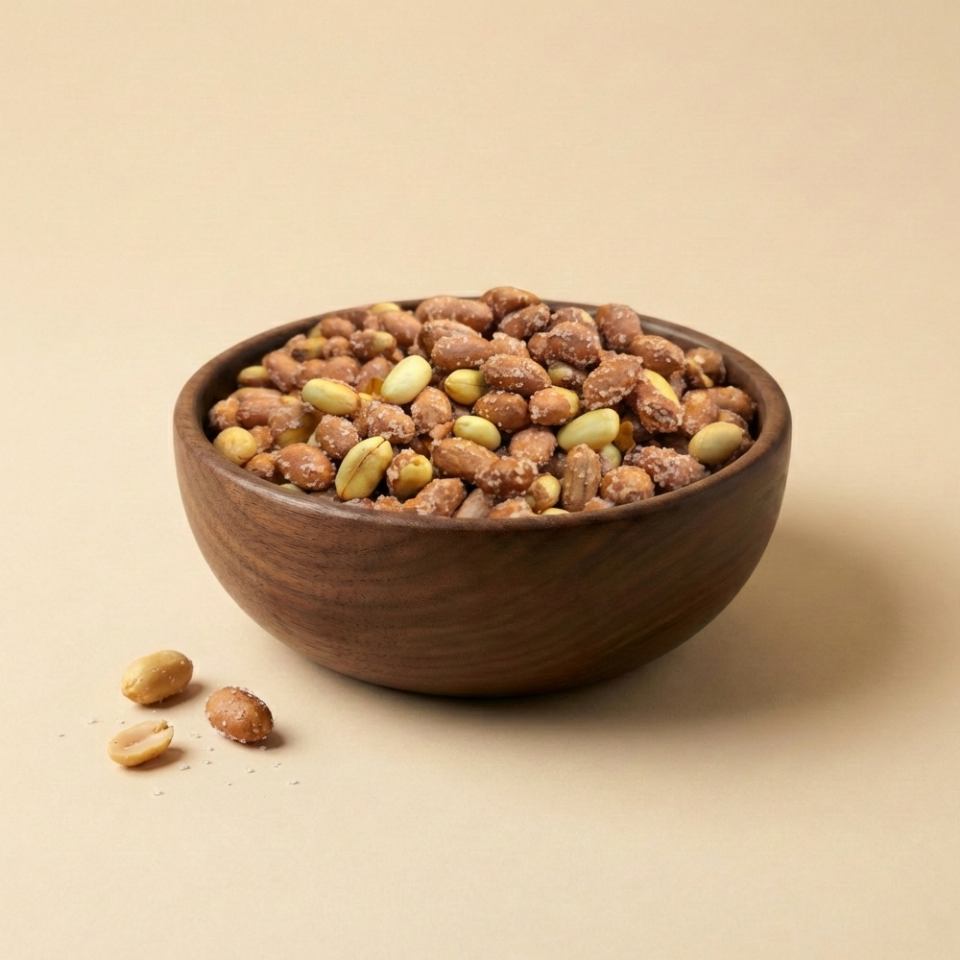 Kavrulmuş Tuzlu Yer Fıstığı İçi (İri Boy) 1000 Gr