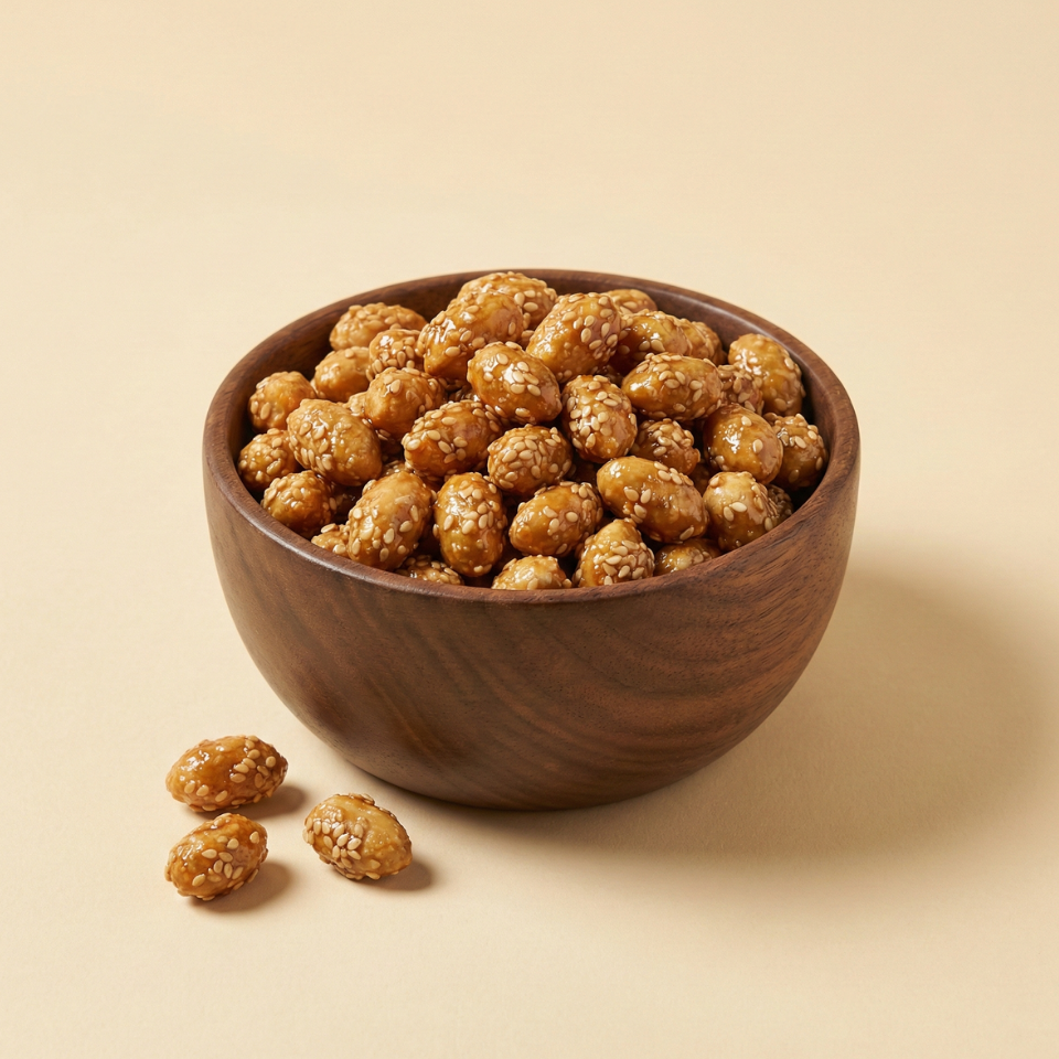 Ballı Susamlı Yer Fıstığı 1000 Gr