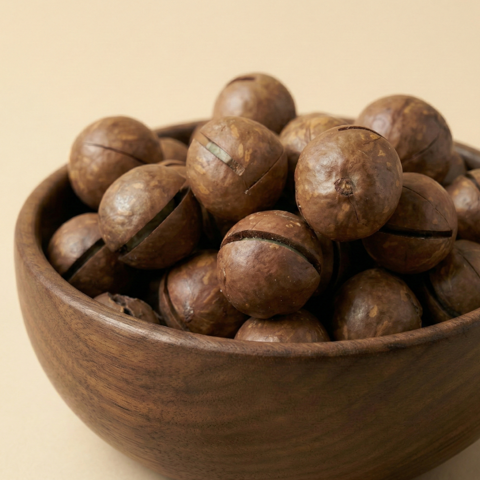 Kabuklu Kavrulmuş Makademya Fındığı 1000 Gr