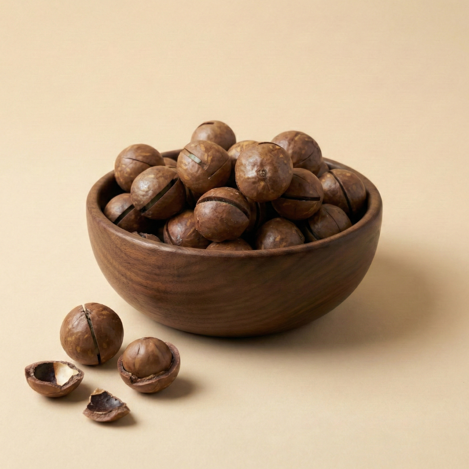 Kabuklu Kavrulmuş Makademya Fındığı 1000 Gr