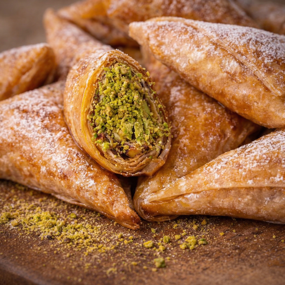 Antep Fıstıklı Muska Pestil 500 Gr